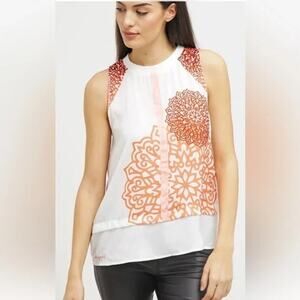 Desigual Sleeveless Mandala Print Top